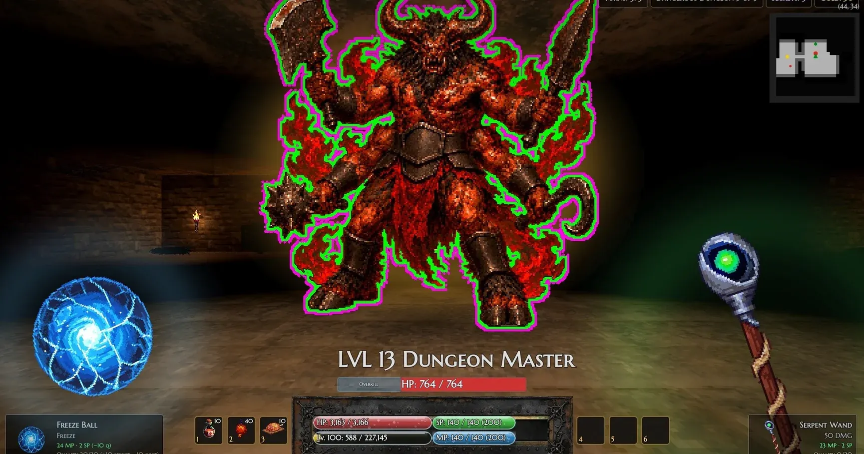 Crawler 3D game screenshot - dungeon crawl
